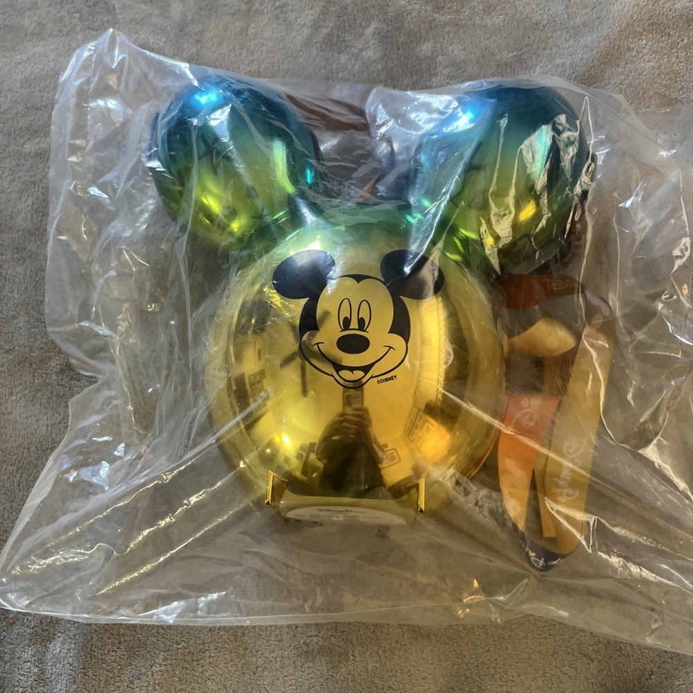 Popcorn Disney Parks  Bucket MICKEY MOUSE Blue‎ Ombre w/ Shoulder Strap